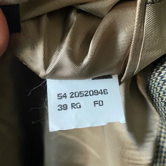 Brooks Brothers Men’s Sz 39R Classic Wool Houndstooth Blazer Jacket - EE - Picture 8 of 8